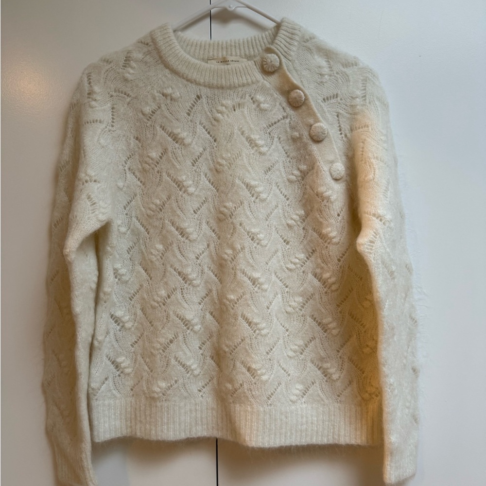 Sezane pull poppy sweater, NWT